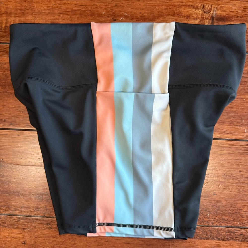 Women’s Senita Black Luxe High Waisted Rio Shorts Size Large